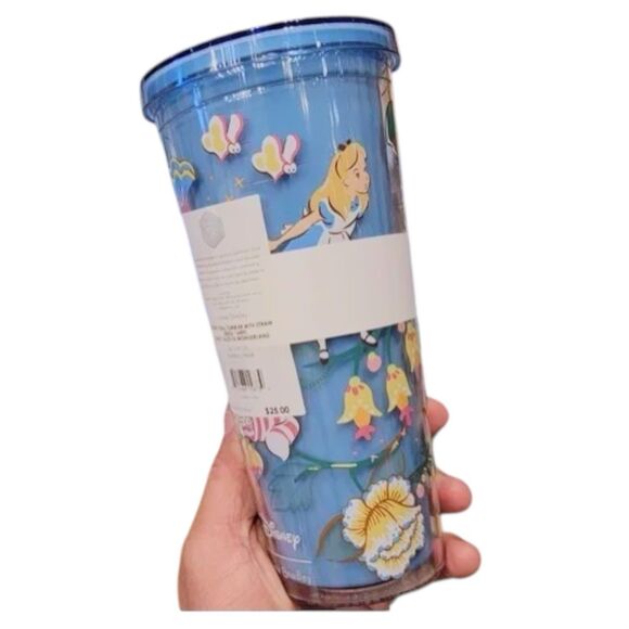 Limited Edition DISNEY 100 Alice in Wonderland Vera Bradley DOUBLE WALL TUMBLER - Picture 10 of 10